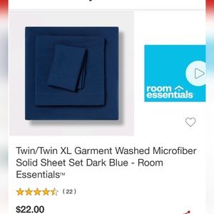 ✨SOLD✨Brand New Twin XL soft wash microfiber sheets NWT